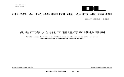 DL/T 25952023 糧ˮкά